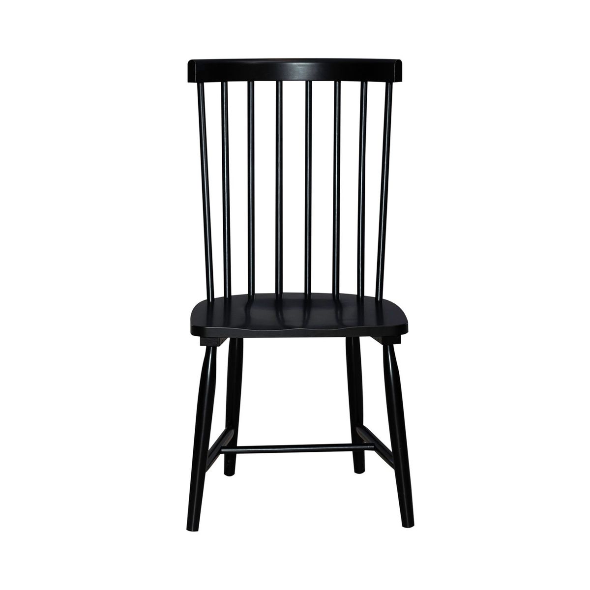 Liberty Furniture Capeside Cottage Spindle Back Side Chair (Set of 2) in Royal Black