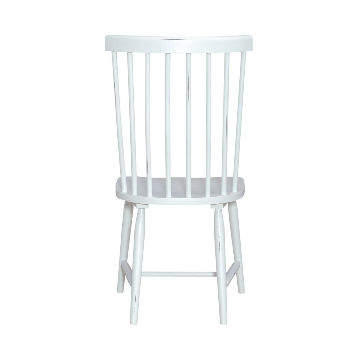 Liberty Furniture Capeside Cottage Spindle Back Side Chair (Set of 2) in Porcelain White