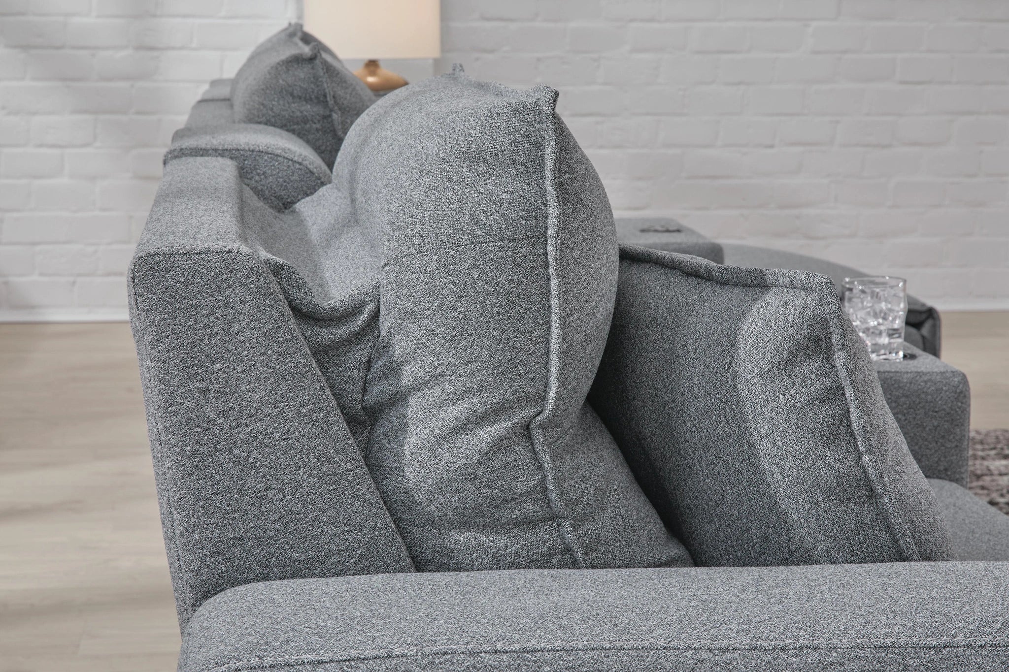 Modmax II Reclining Sectional with Chaise and Audio Console