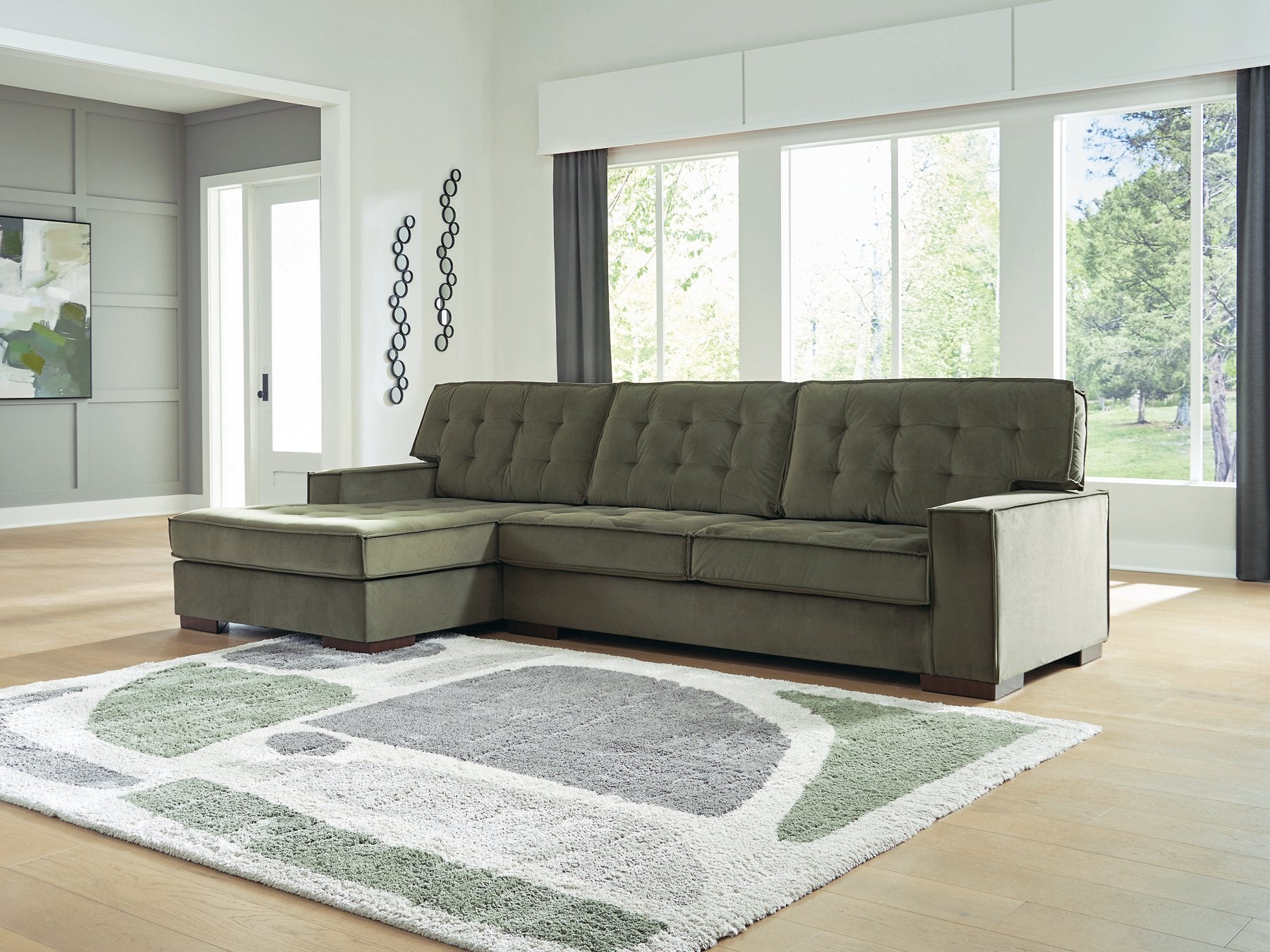 Caspian-Town Sectional with Chaise