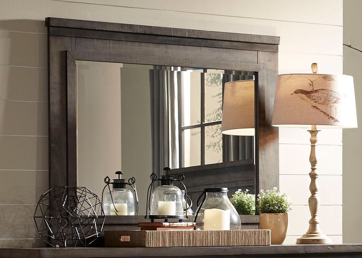 Liberty Thornwood Hills Landscape Mirror in Rock Beaten Gray