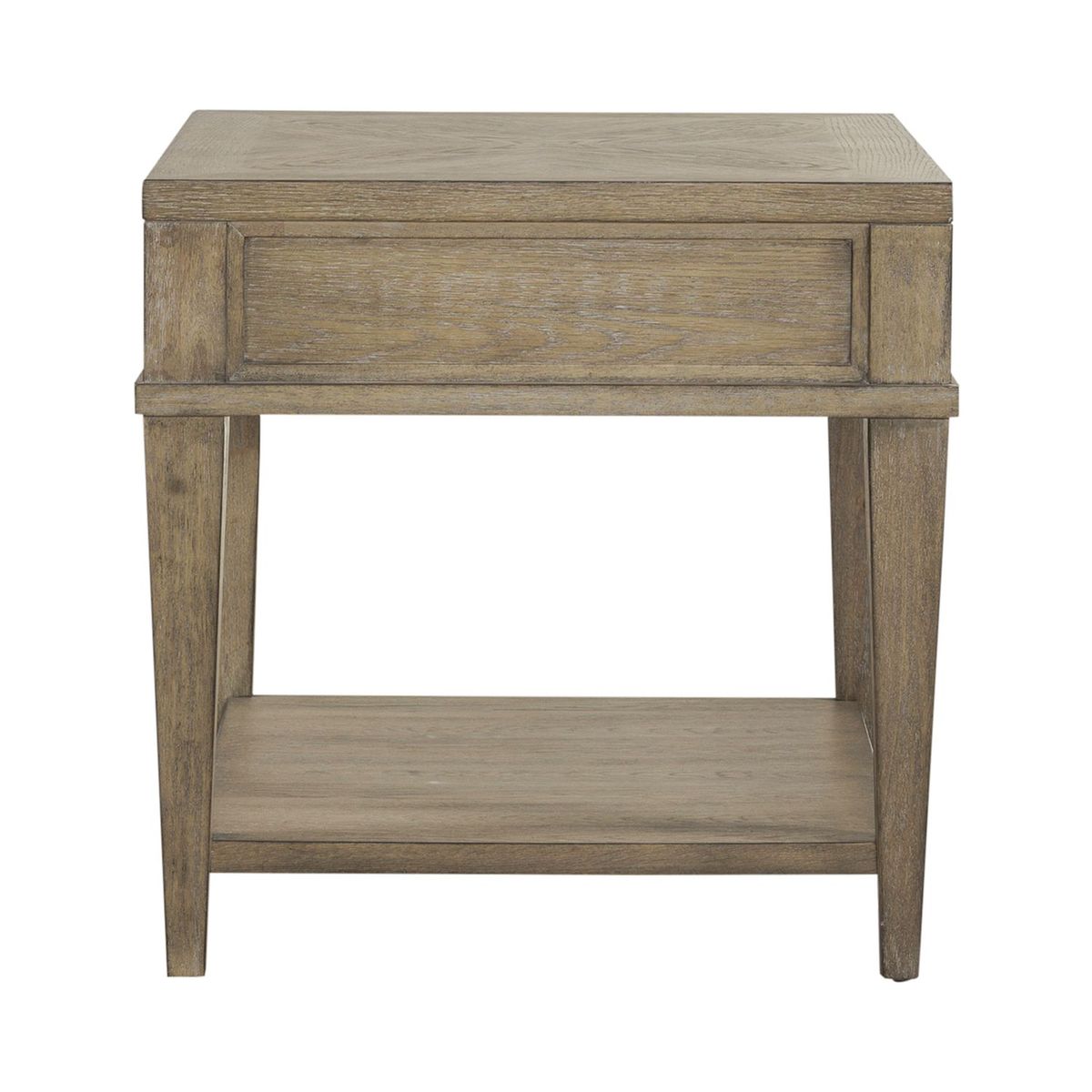 Liberty Furniture Devonshire End Table in Weathered Sandstone
