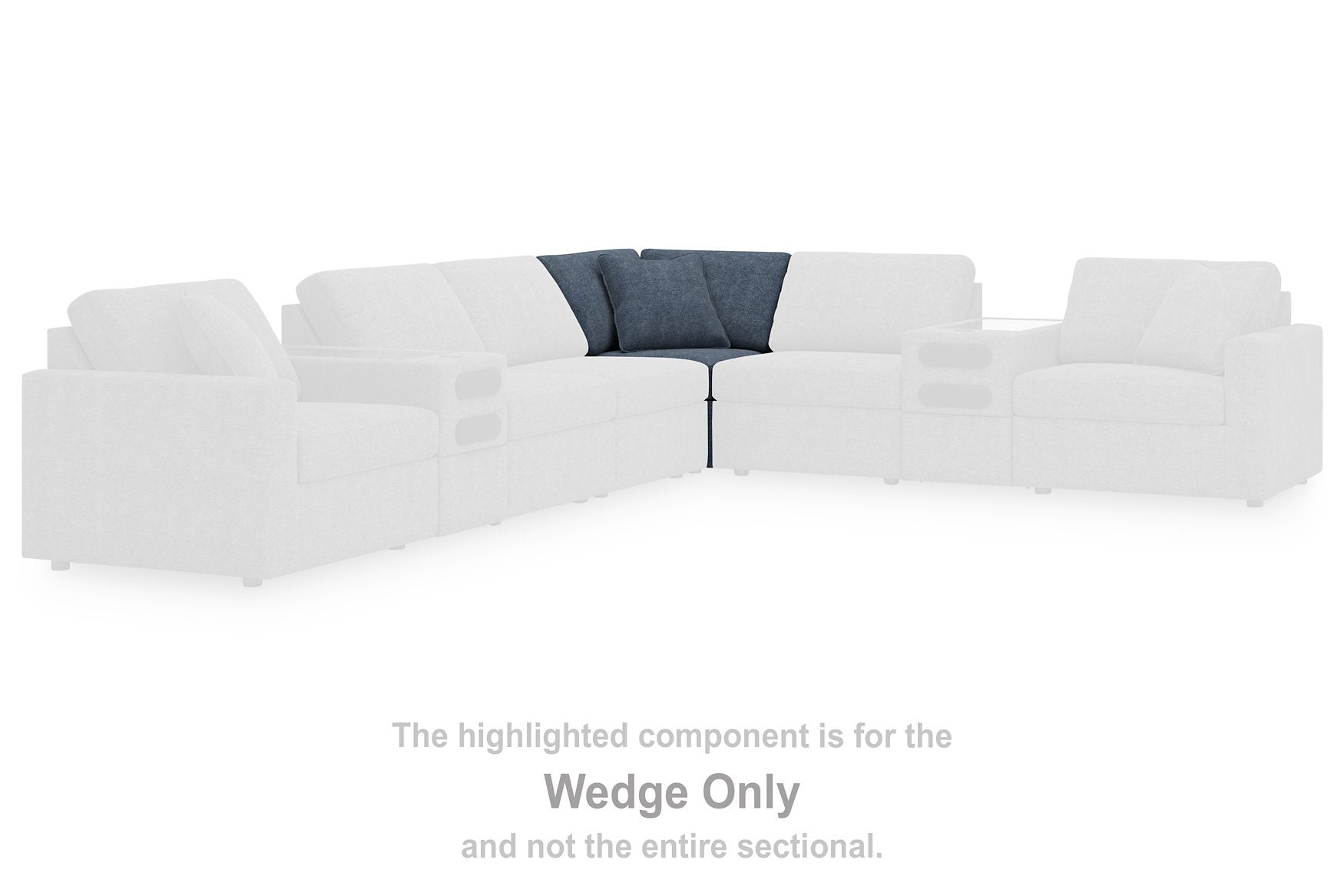 Modmax Balanced Sectional with Audio and Storage Consoles