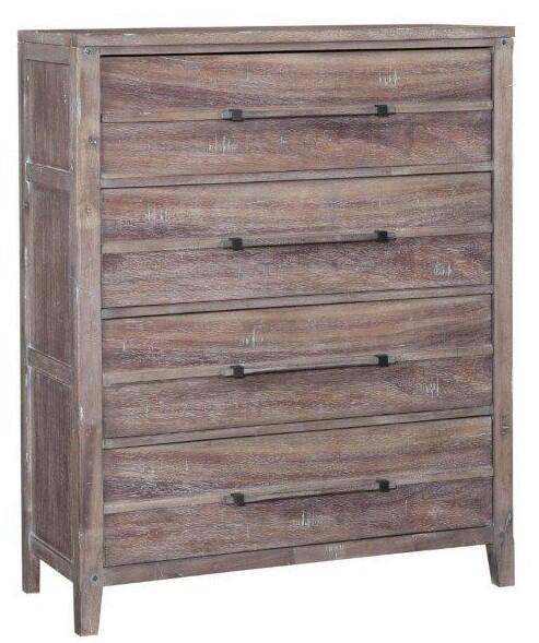 American Woodcrafters Aurora Chest in Weathered Grey 2800-150