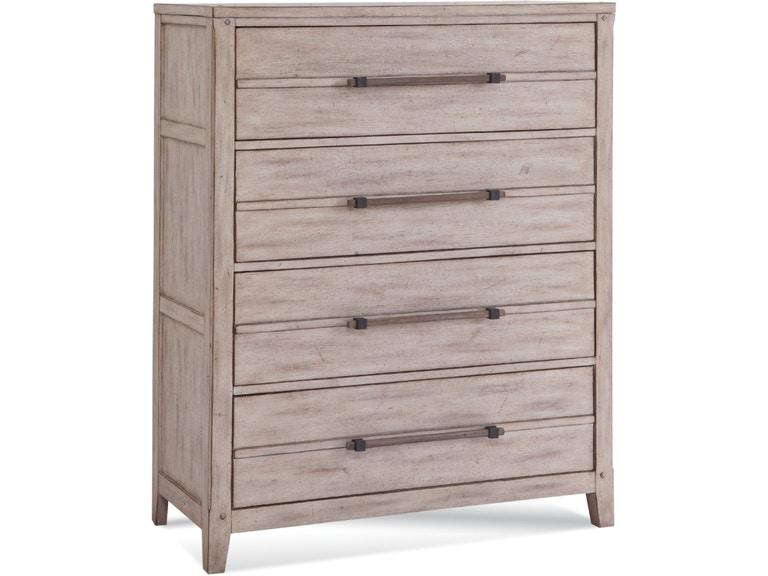 American Woodcrafters Aurora Chest in Whitewash 2810-150