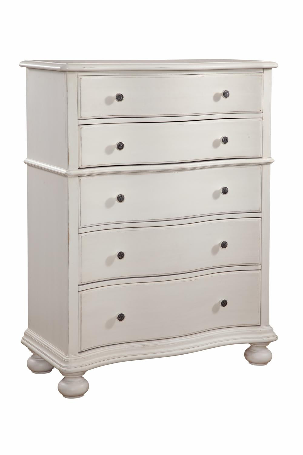 American Woodcrafters Rodanthe Chest in Dove White 3910-150