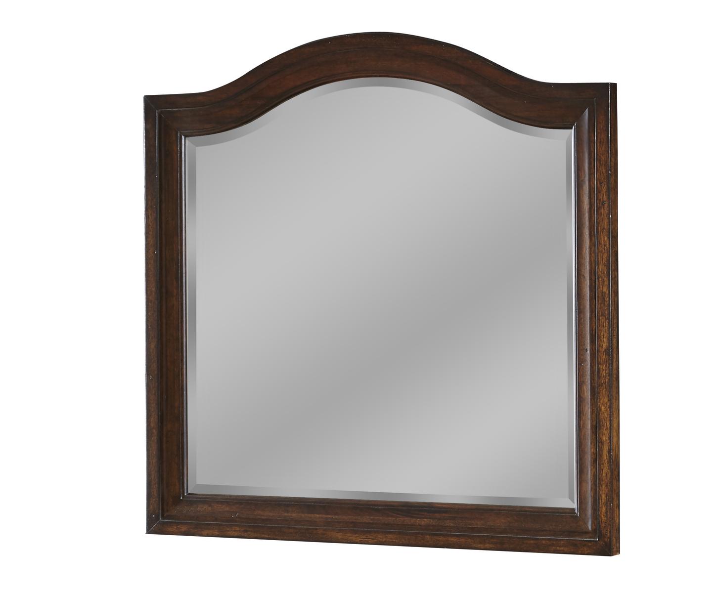American Woodcrafters Stonebrook Landscape Mirror in Tobacco 7800-040