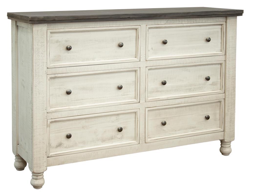 Stone 6 Drawer Dresser