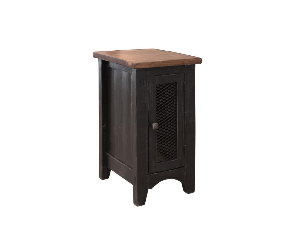 Pueblo Black 1 Mesh Door