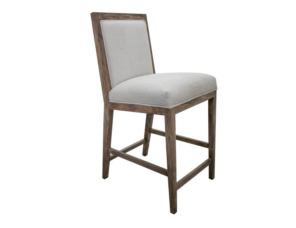 Sahara 24" Uph. Barstool, brown finish