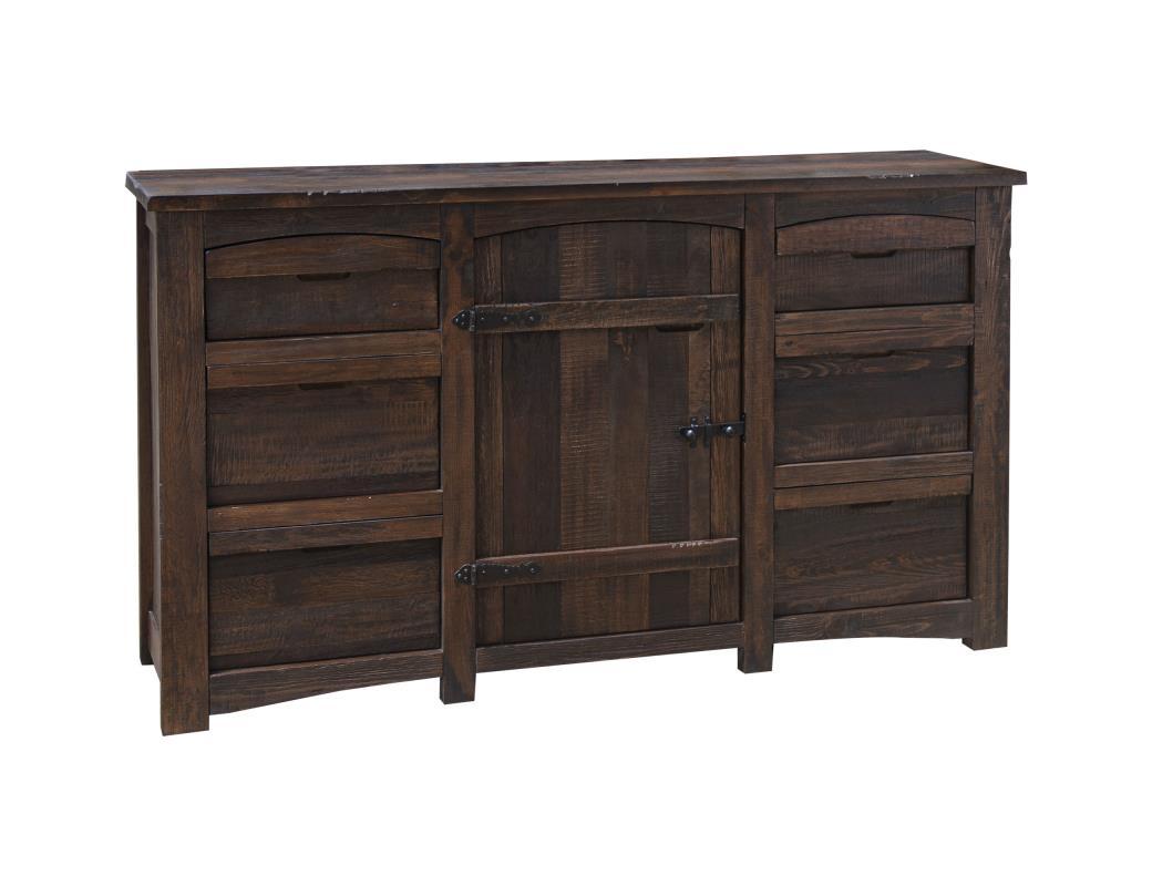 Mezcal 6 Drawer, 1 Door Dresser