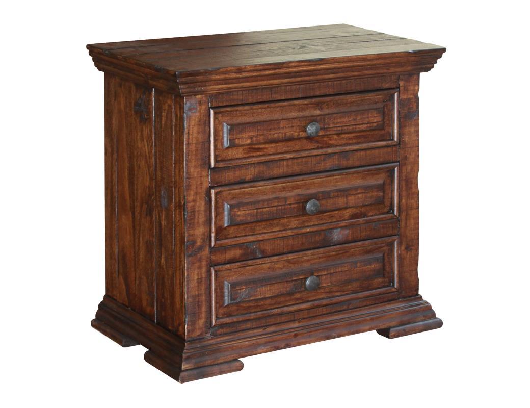 Terra 3 Drawer Nightstand