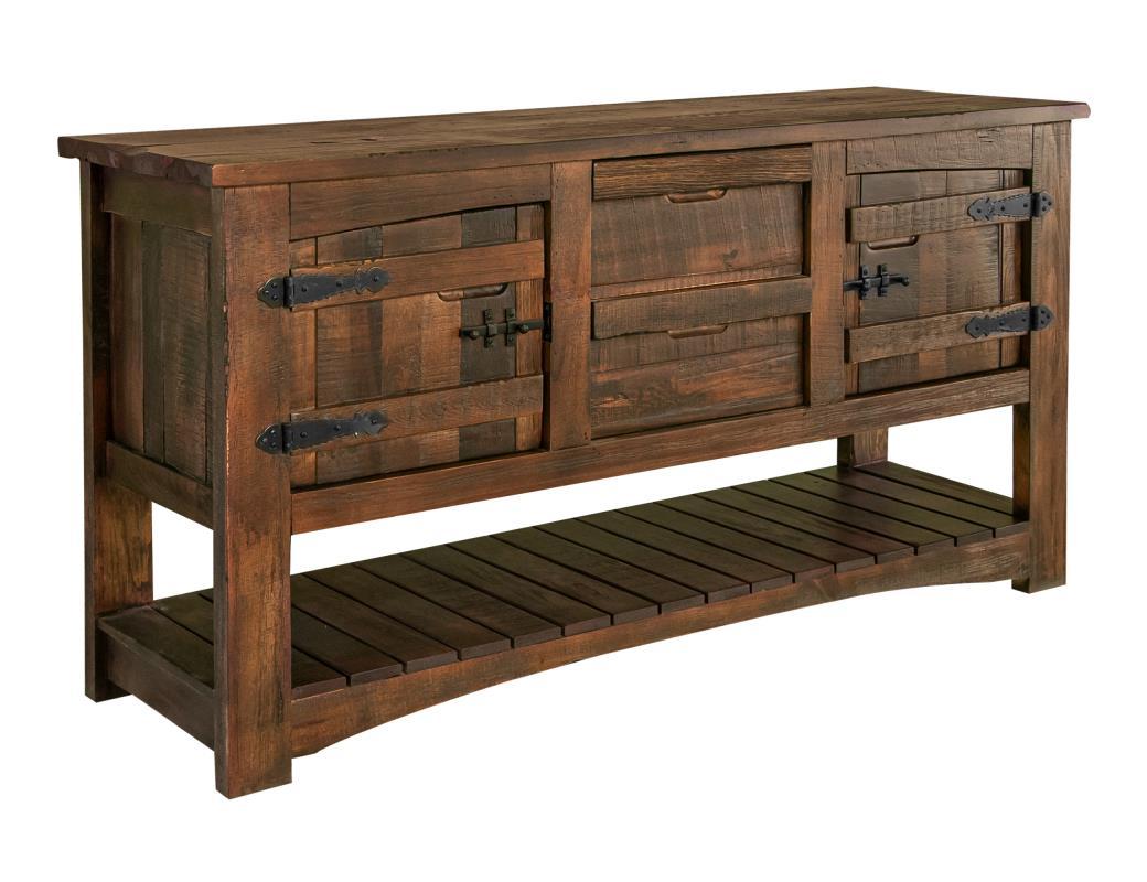 Mezcal Sofa Table w/2 Drawer and 2 Doors