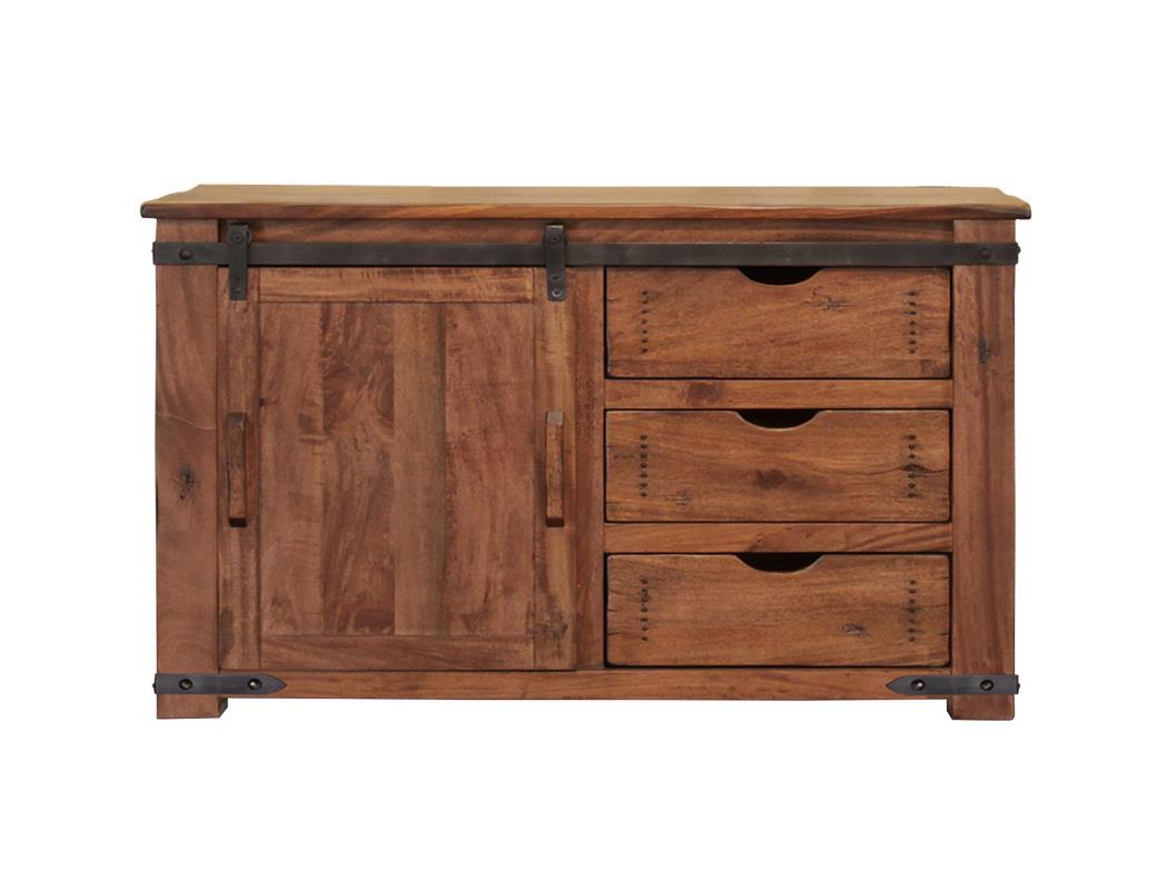 Parota 50"TV Stand w/3 Drawer,1 door w/2 shelves