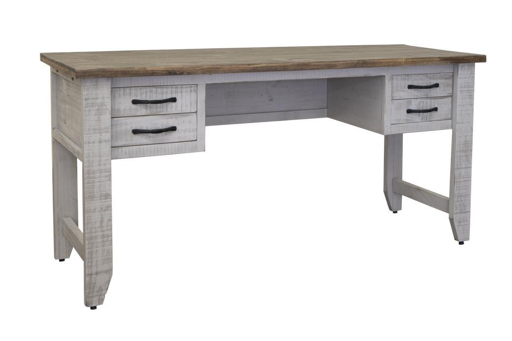 Pueblo Gray 4 Drawers, Desk*