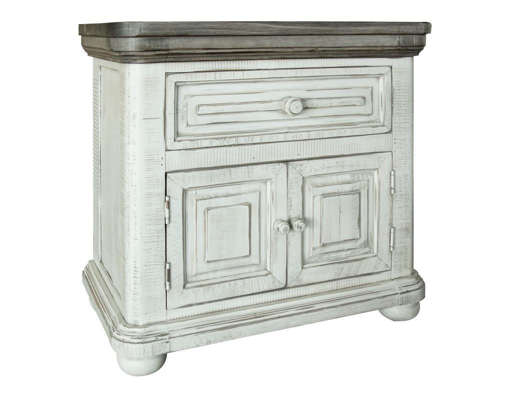Luna 1 Drawer, 2 Door Nightstand