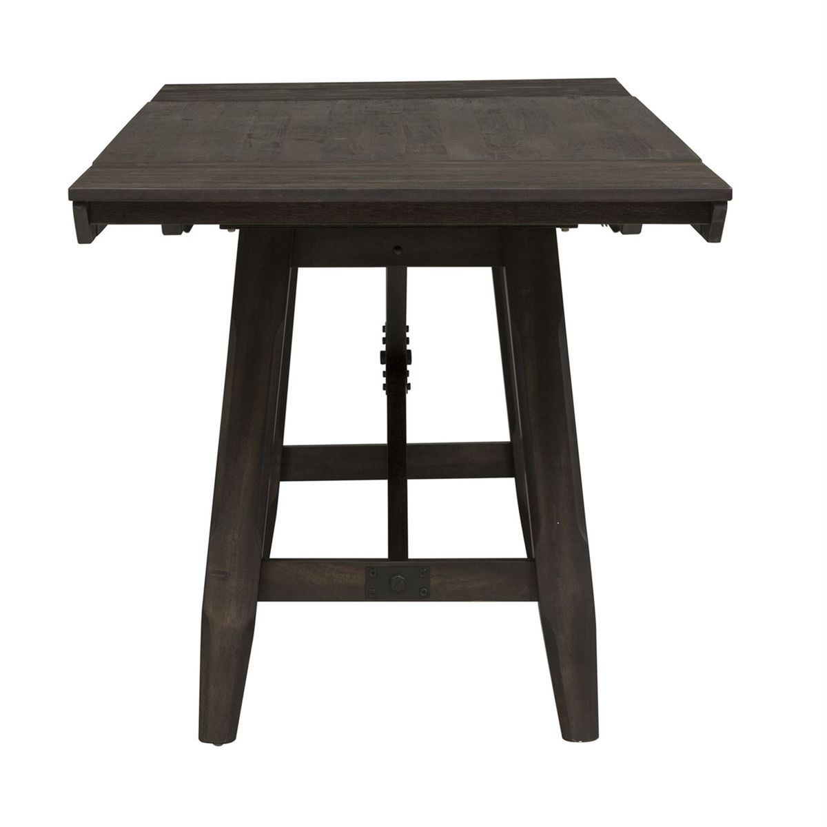 Liberty Furniture Double Bridge Gathering Table in Dark Chestnut