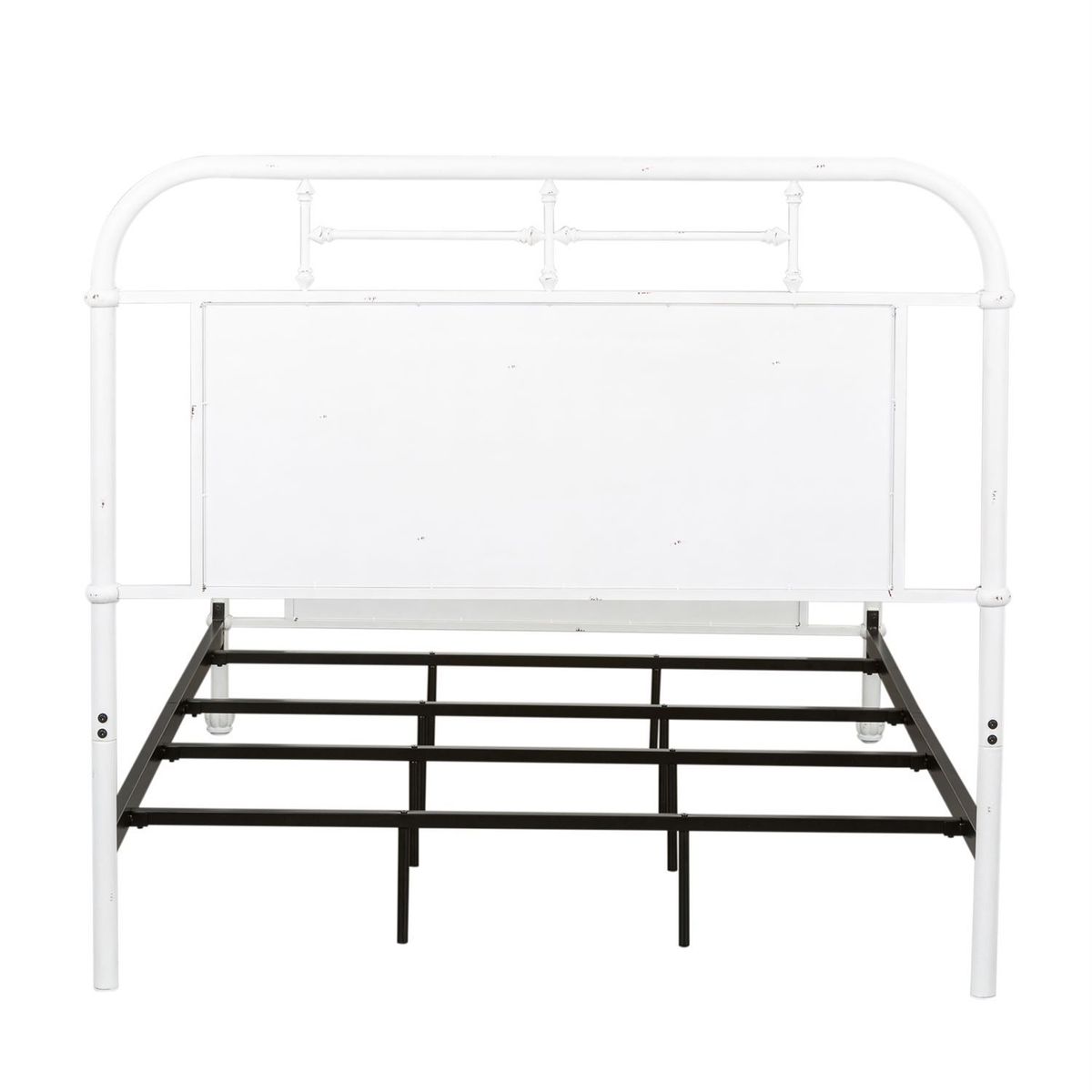 Liberty Furniture Vintage Series Twin Metal Bed in Antique White