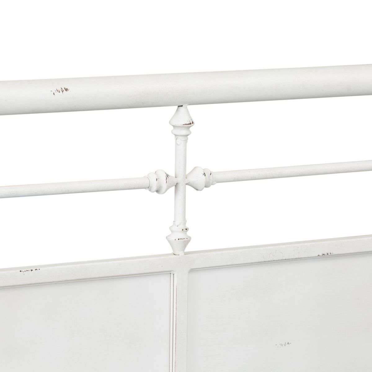 Liberty Furniture Vintage Series Twin Metal Bed in Antique White