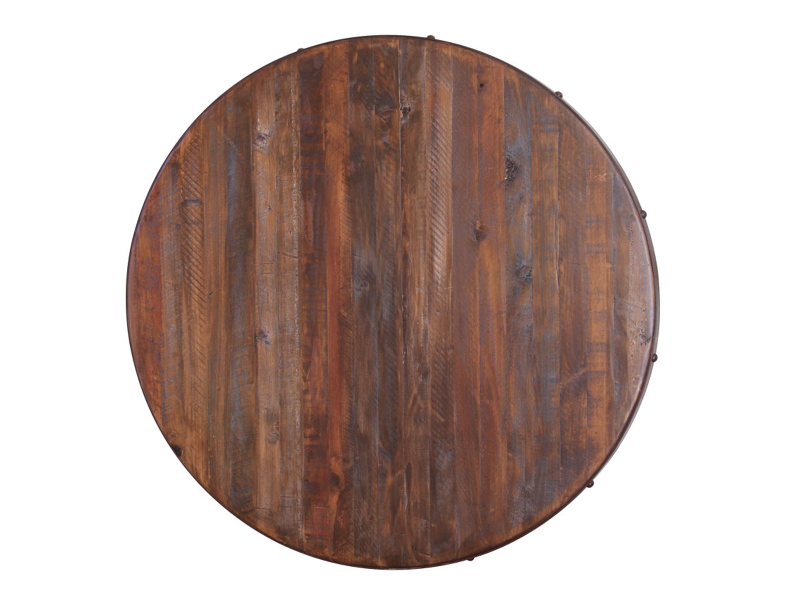 Antique Bistro Table Barrel Design