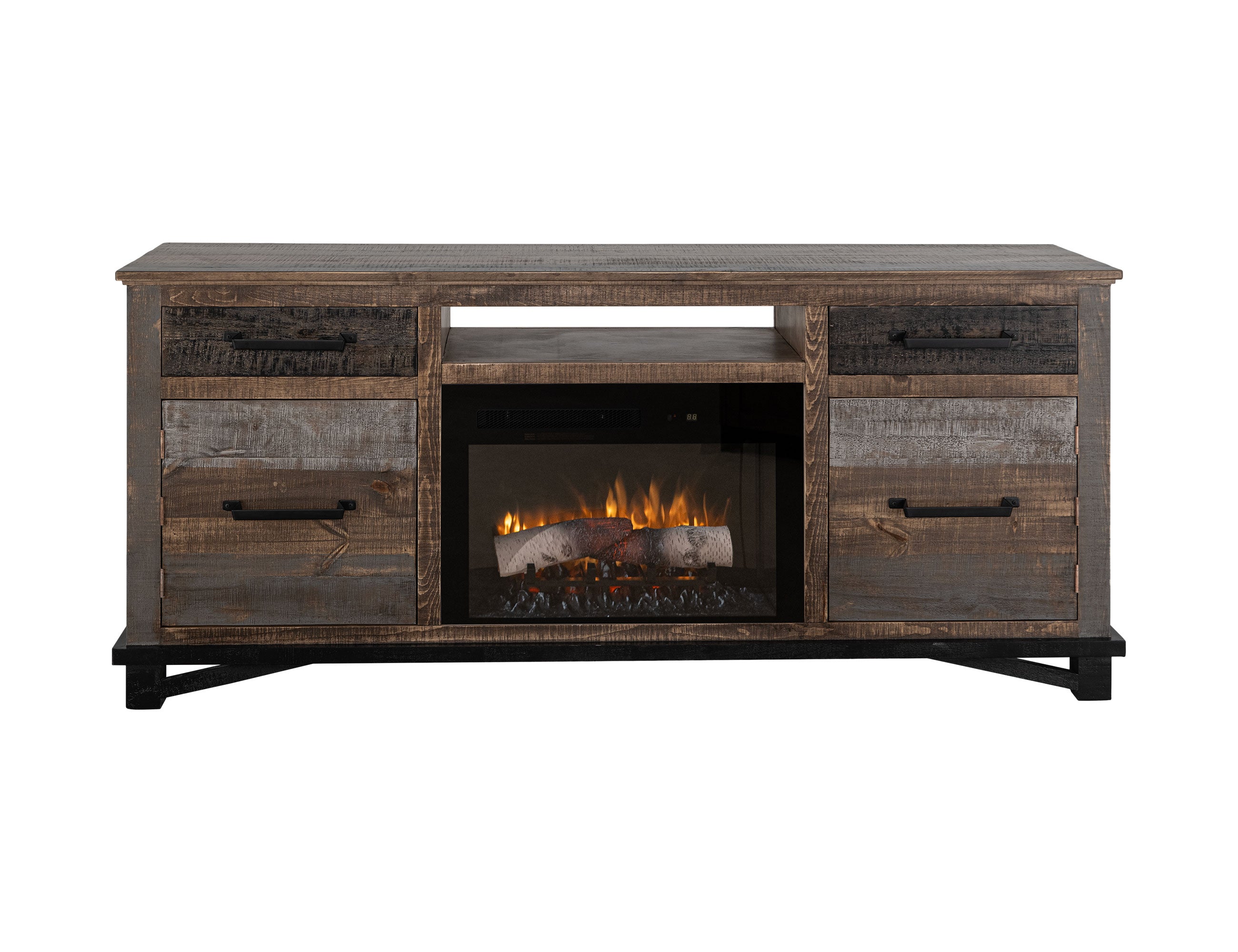 Loft Brown 70" Fireplace
