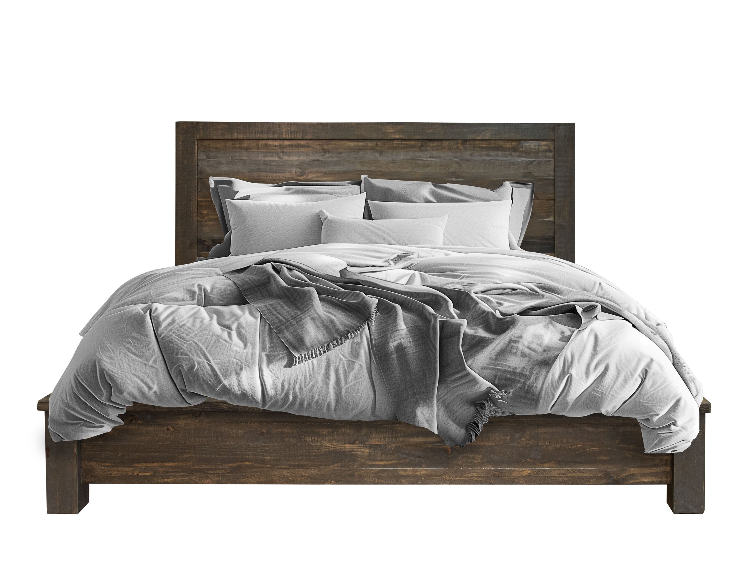 Loft Brown Queen Bed