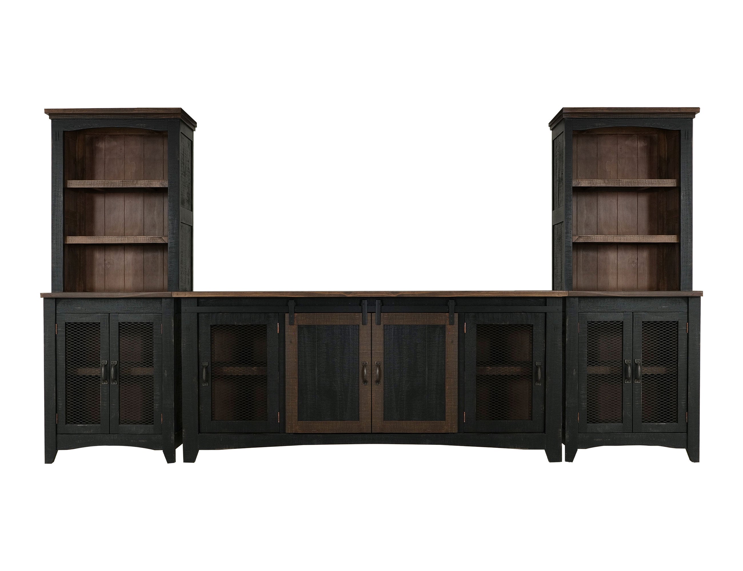 Pueblo Black Wall Unit