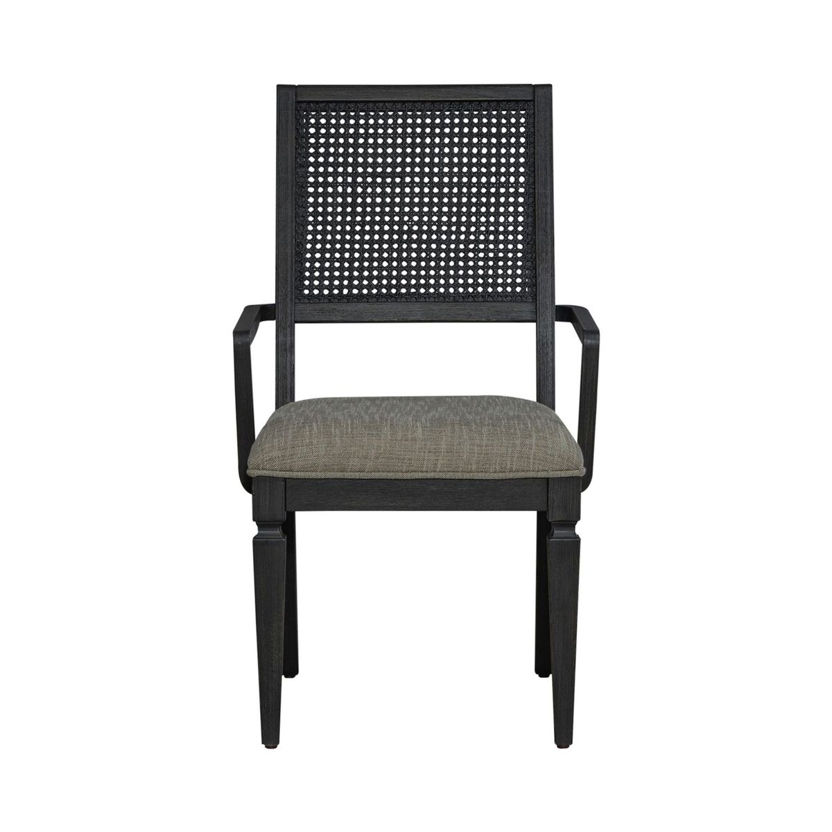 Liberty Furniture Caruso Heights Panel Back Arm Chair (Set of 2) in Aged Whiskey