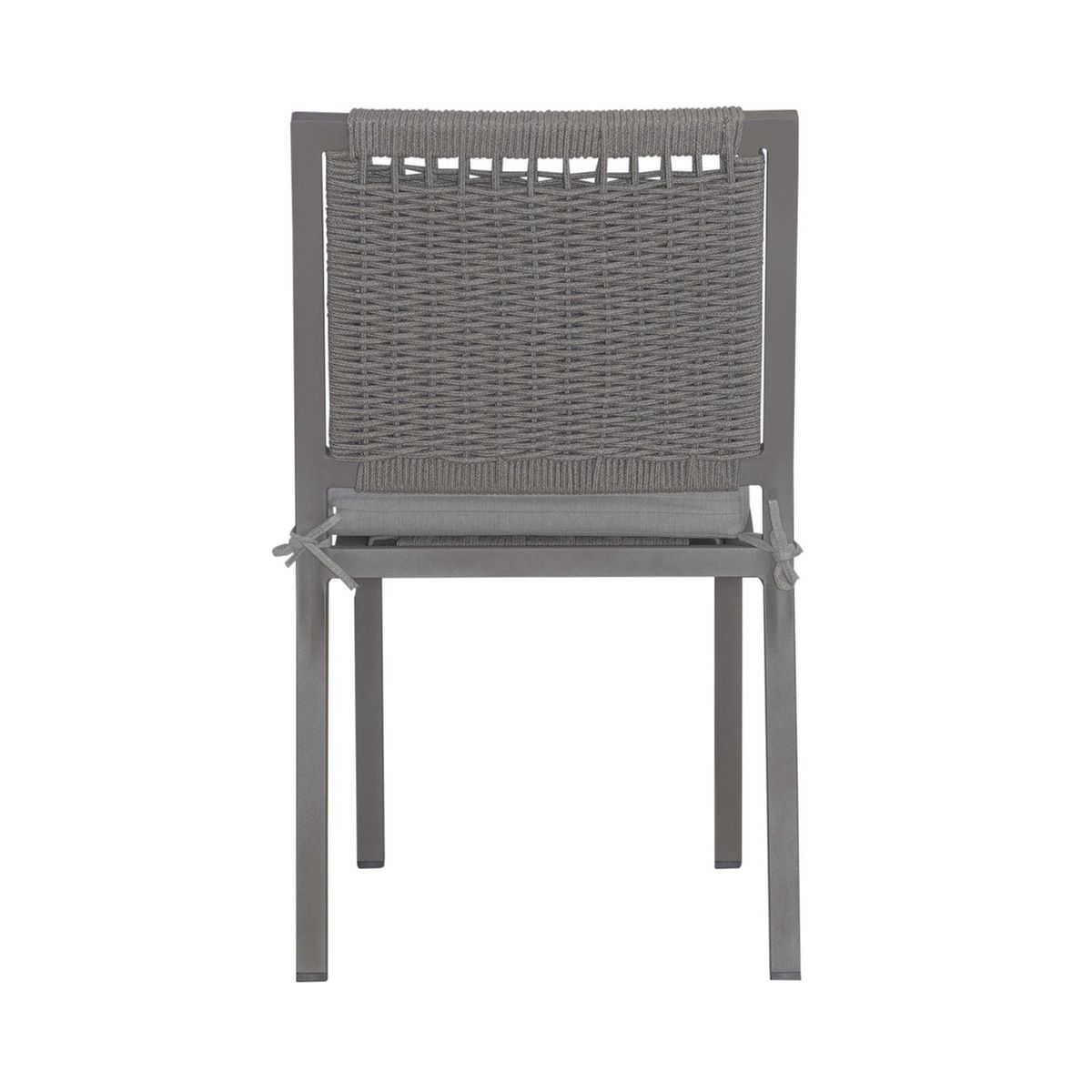 Liberty Furniture Plantation Key Outdoor Panel Back Side Chair (Set of 2) in Granite