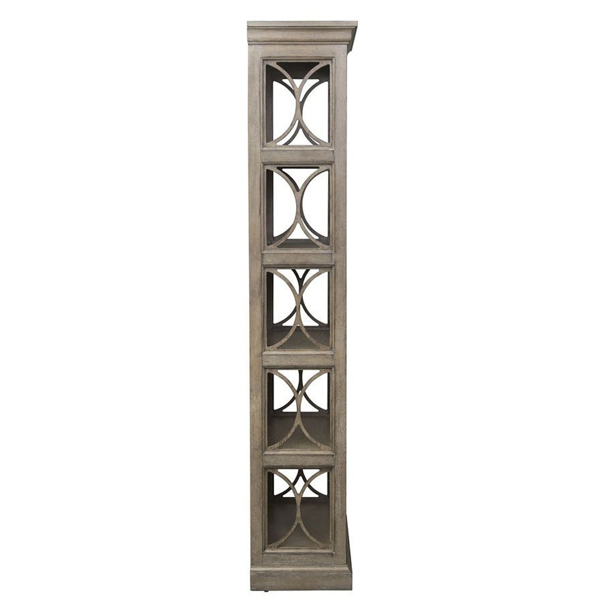 Liberty Simply Elegant Bookcase in Heathered Taupe