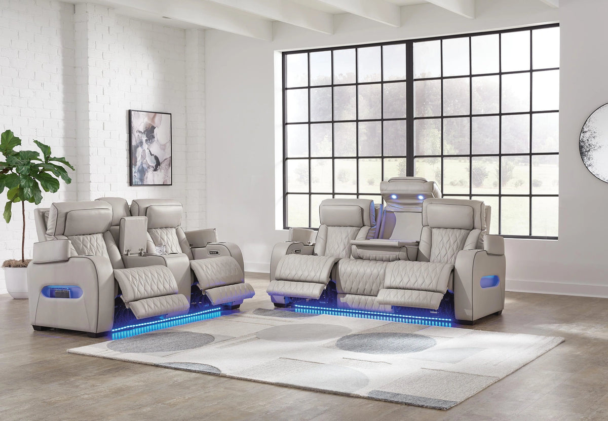 Boyington Power Reclining Sofa, Loveseat and Recliner