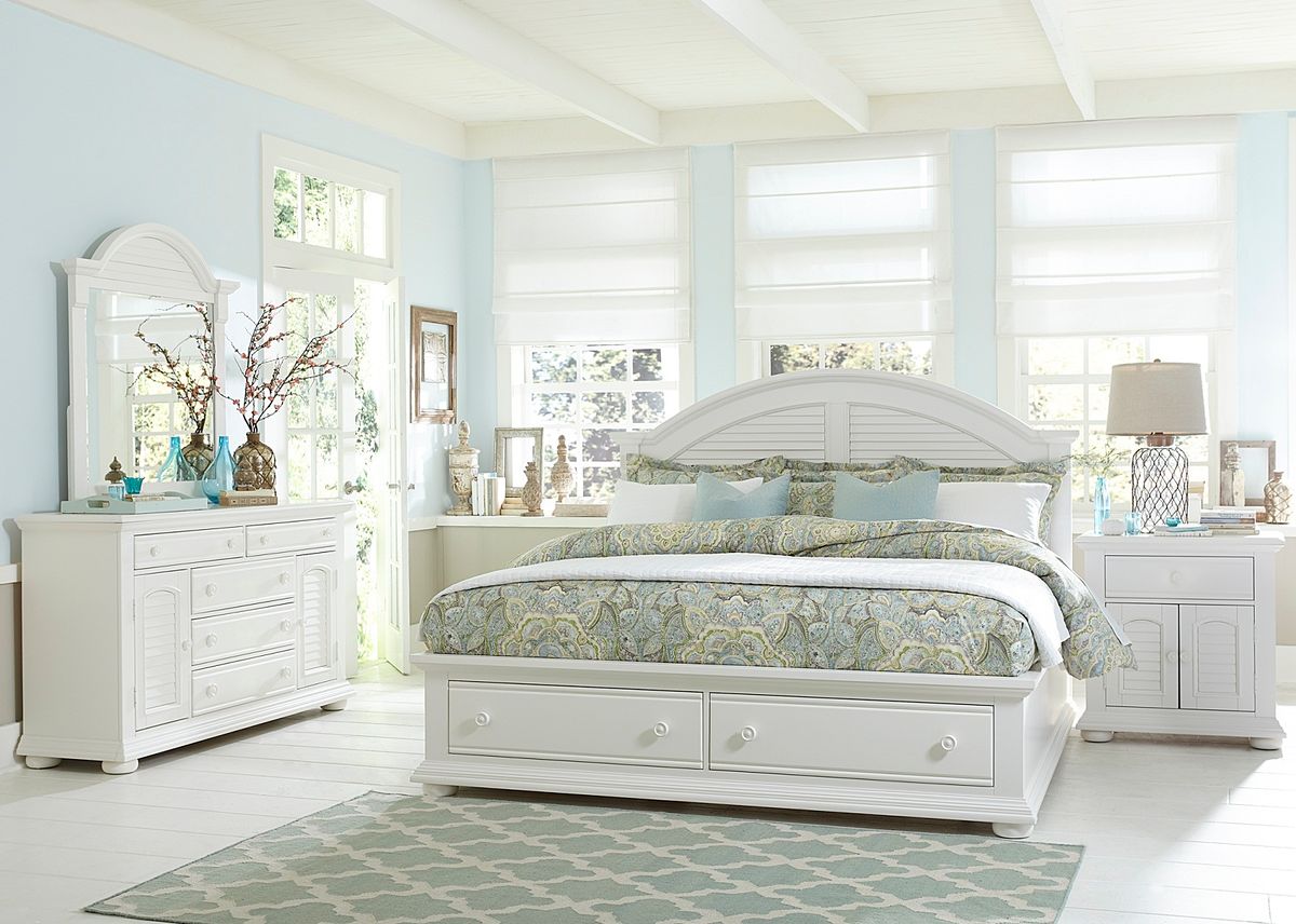 Liberty Furniture Summer House 1 Drawer Nightstand in Oyster White