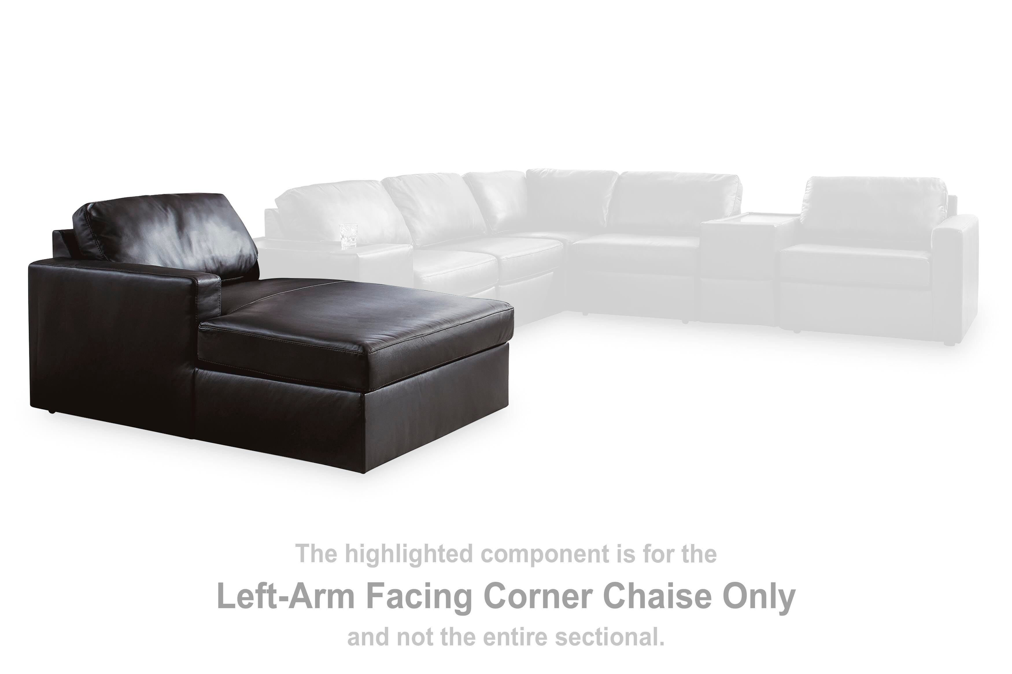 Modmax II Double Chaise Sectional with Audio Consoles