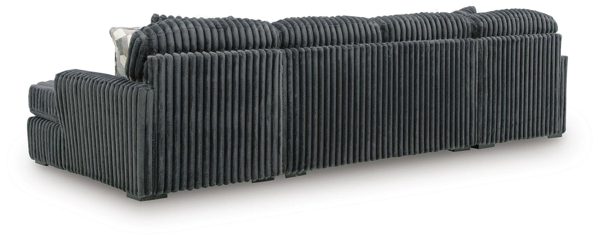 Midnight-Madness Double Chaise Sectional
