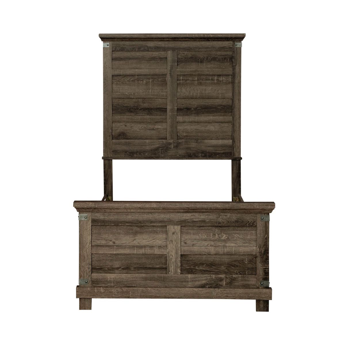 Liberty Furniture Lakeside Haven Opt Full Panel Bed in Brownstone