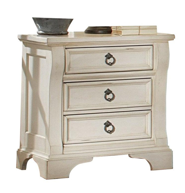 American Woodcrafters Heirloom Collection Night Stand in Antique White 2910-430 image