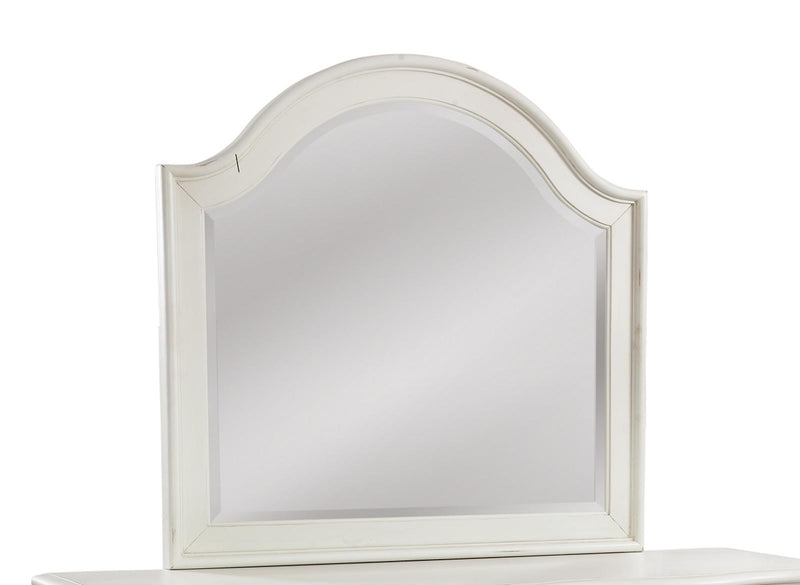 American WoodCrafters Rodanthe Landscape Mirror in Dove White 3910-040 image