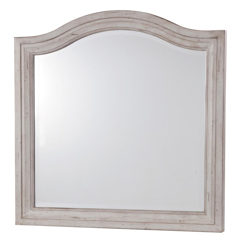 American Woodcrafters Stonebrook Landscape Mirror in Antique Gray 7820-030 image
