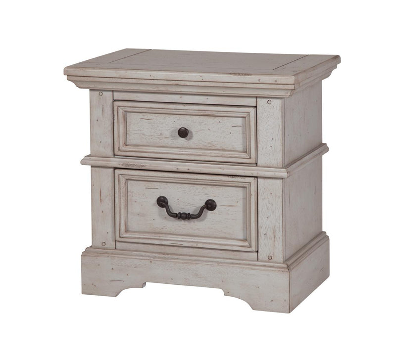 American Woodcrafters Stonebrook Small Nightstand in Antique Gray 7820-420 image