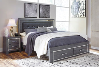 Lodanna Bed with 2 Storage Drawers image