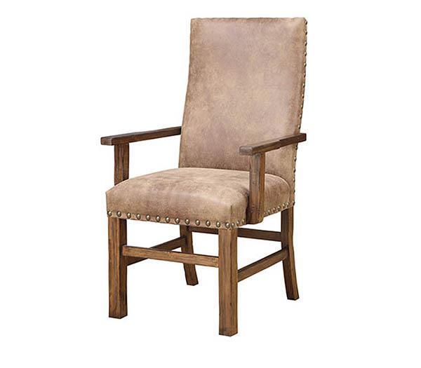 Emerald Home Chambers Creek Upholstered Arm Chair (Set of 2) in Distressed Brown image