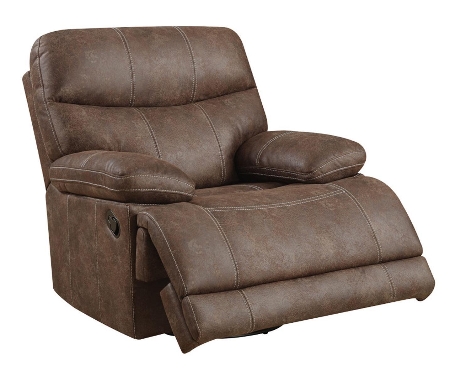 Emerald Home Earl Swivel Recliner in Brown image
