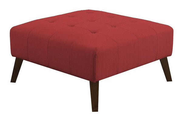 Emerald Home Furnishings Binetti Ottoman in Red image