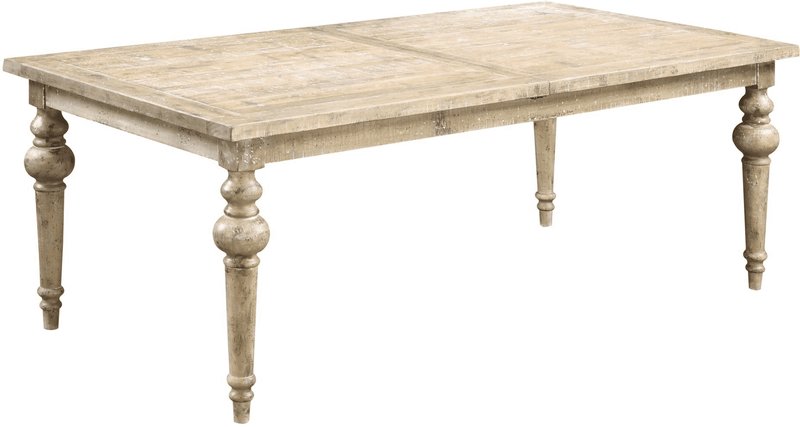 Emerald Home Interlude Dining Table in Weathered Pine