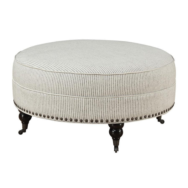 Emerald Home Furnishings Willow Creek Ottoman in Gray image