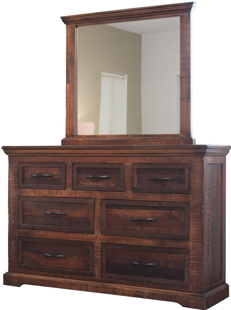 Madeira Mirror in Multi Step Lacquer