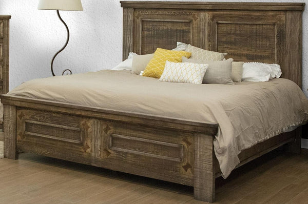 Montana King Panel Bed in Brown image