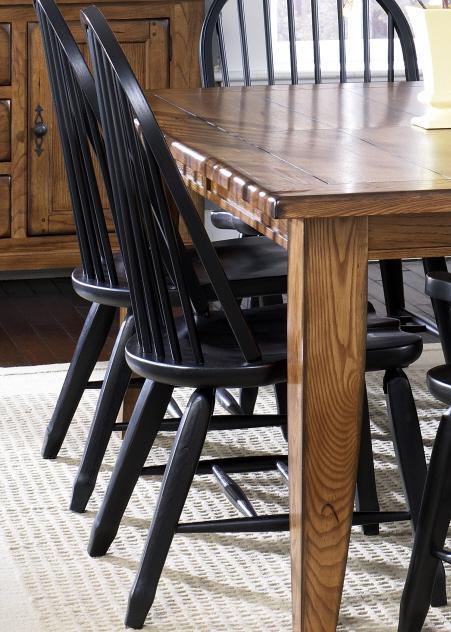 Liberty Furniture Treasures Bow Back Side Chair in Black (Set of 2)
