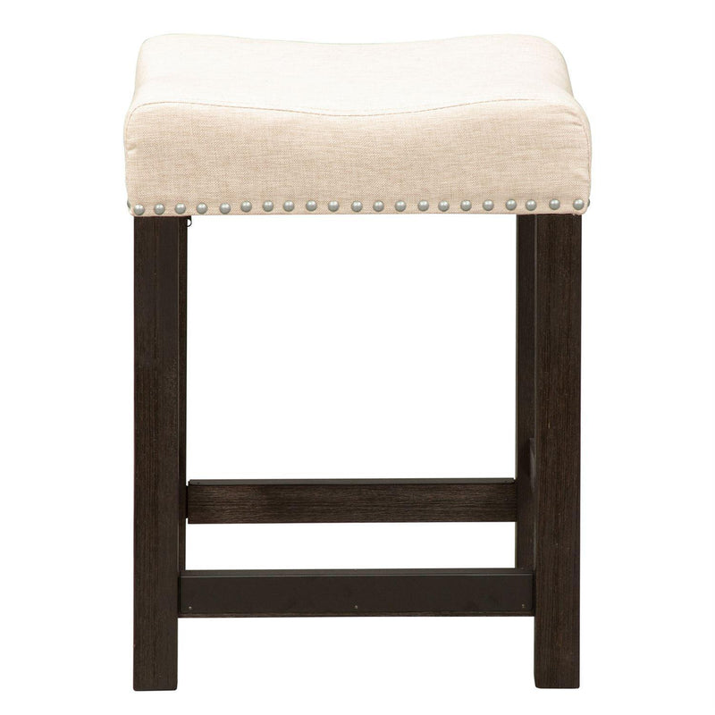 Liberty Heatherbrook Uph Barstool in Charcoal and Ash