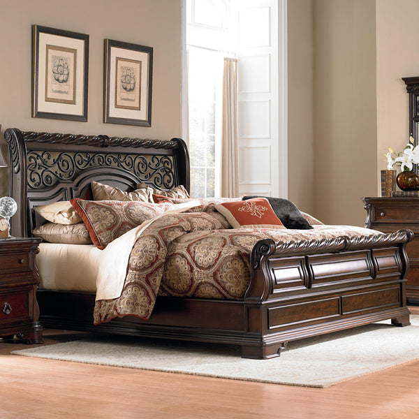 Arbor Place King California Sleigh Bed image